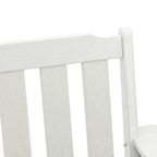 Garden Dining Chair 2 pcs White 65.5 x 59 x 88 cm HDPE