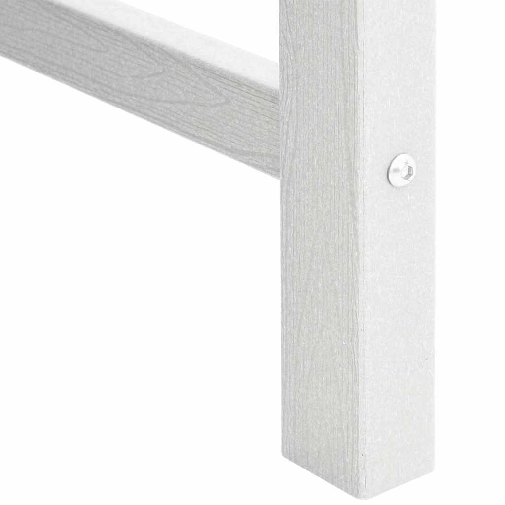 Garden Dining Chair 2 pcs White 65.5 x 59 x 88 cm HDPE