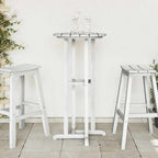 Bar Table White 55 x 55 x 107 cm Polyethylene