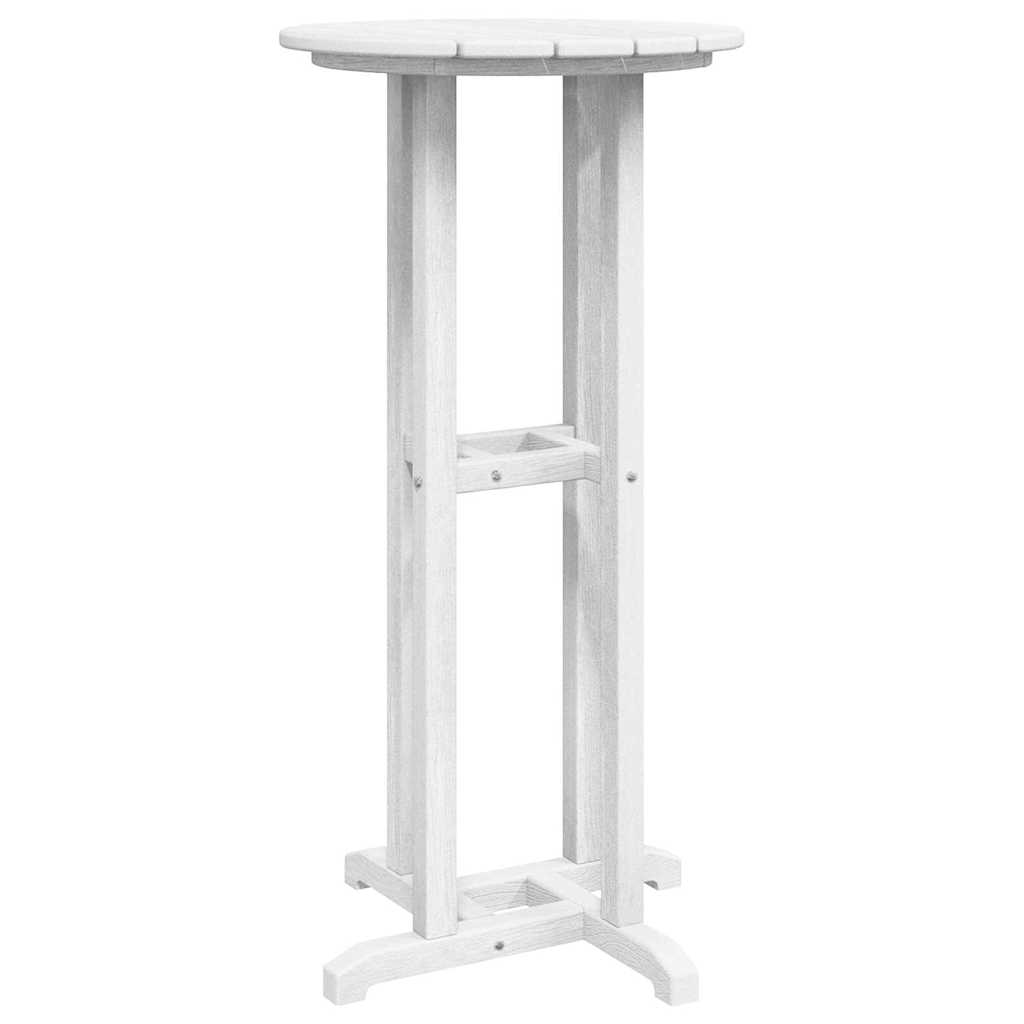 Bar Table White 55 x 55 x 107 cm Polyethylene
