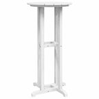 Bar Table White 55 x 55 x 107 cm Polyethylene