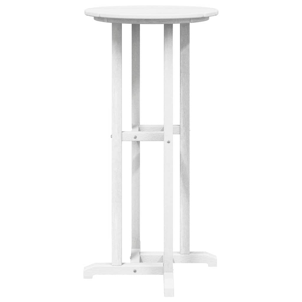 Bar Table White 55 x 55 x 107 cm Polyethylene