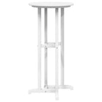 Bar Table White 55 x 55 x 107 cm Polyethylene