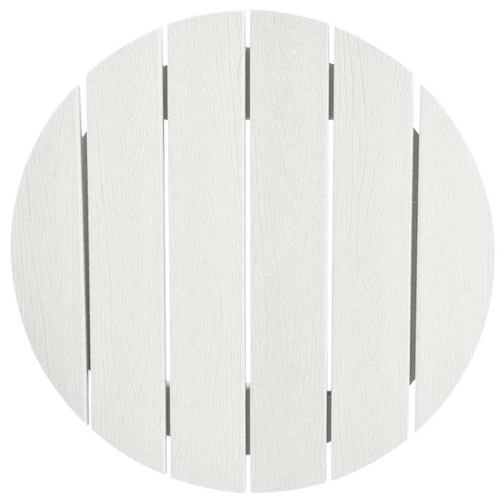 Bar Table White 55 x 55 x 107 cm Polyethylene