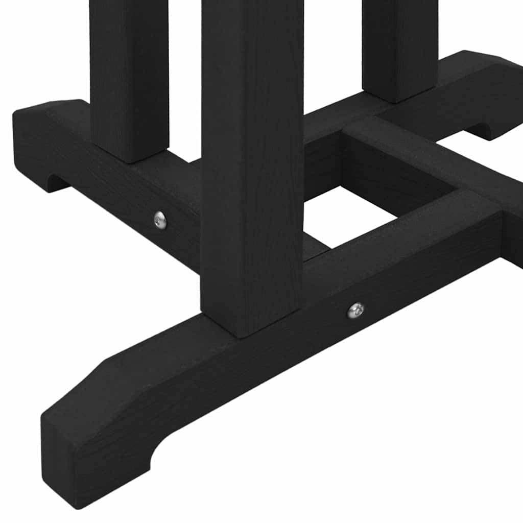 Bar Table Black 55 x 55 x 107 cm Polyethylene