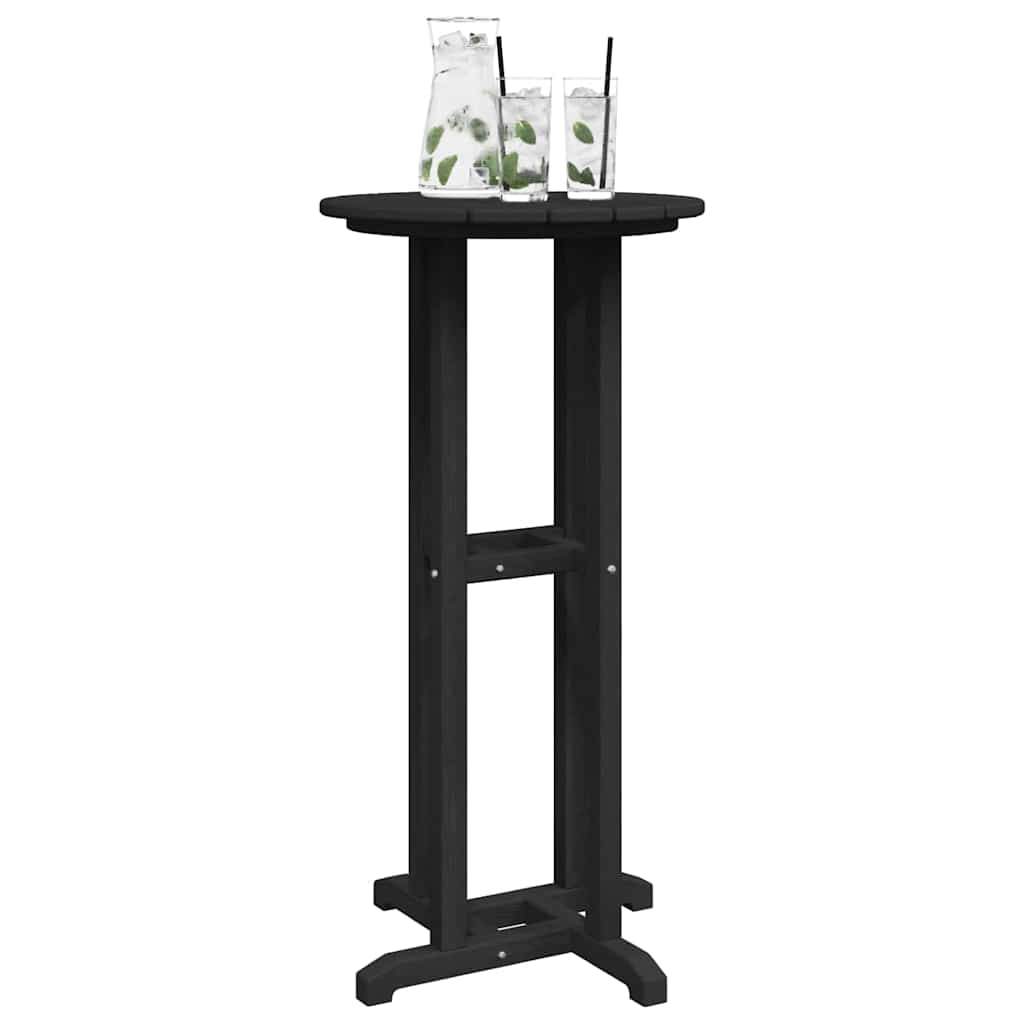 Bar Table Black 55 x 55 x 107 cm Polyethylene