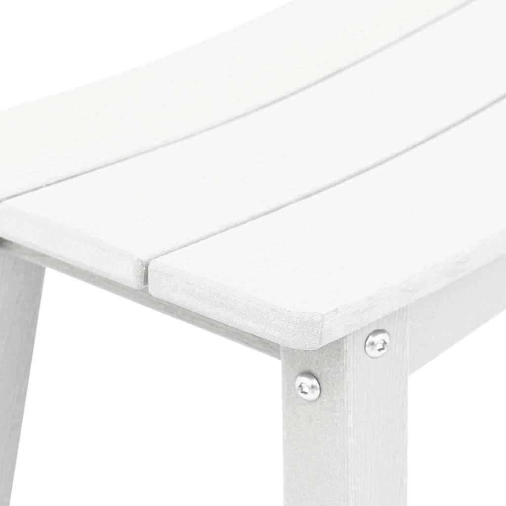 Bar Stool 2 pcs White 52 x 43 x 73.5 cm HDPE