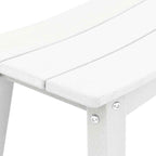 Bar Stool 2 pcs White 52 x 43 x 73.5 cm HDPE