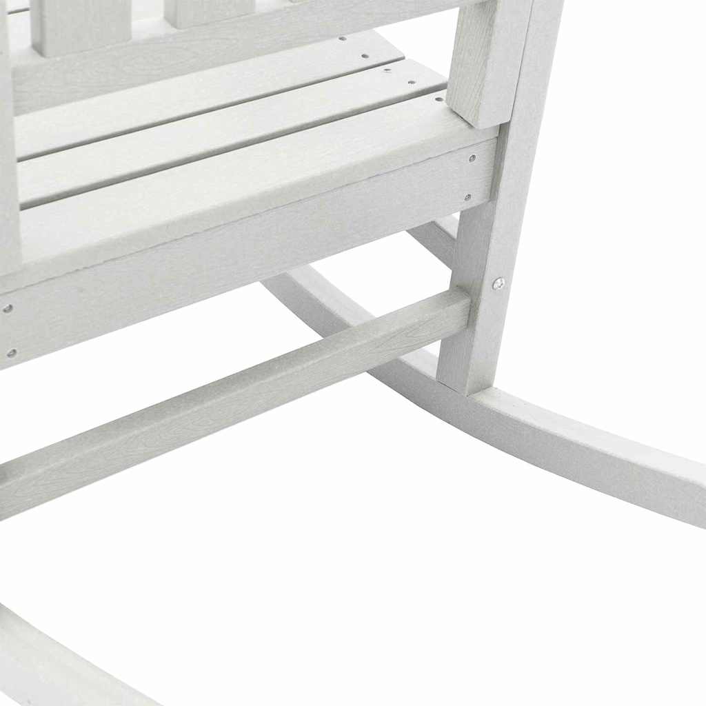 Garden Rocking Chair White 92 x 70 x 108cm HDPE
