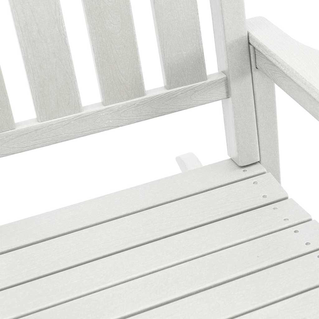 Garden Rocking Chair White 92 x 70 x 108cm HDPE