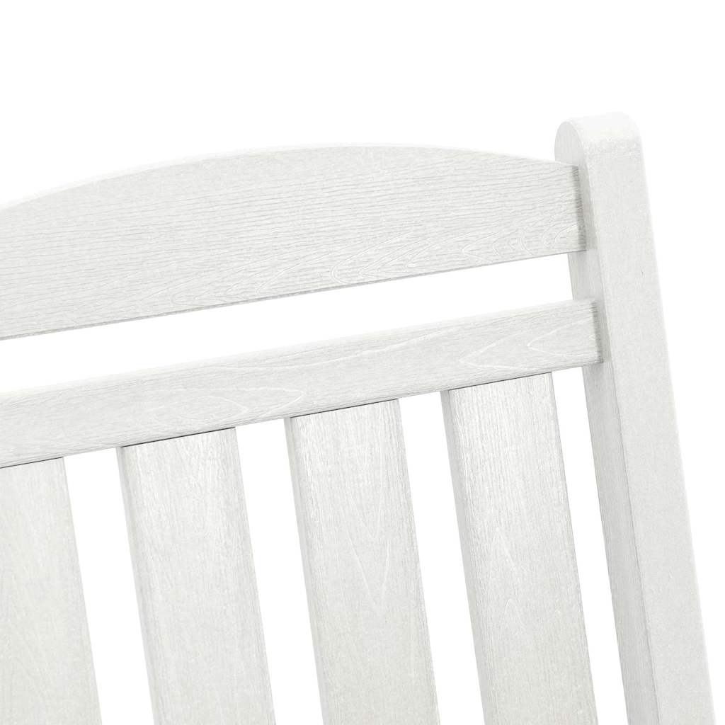 Garden Rocking Chair White 92 x 70 x 108cm HDPE