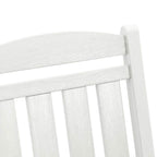 Garden Rocking Chair White 92 x 70 x 108cm HDPE