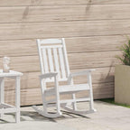 Garden Rocking Chair White 92 x 70 x 108cm HDPE