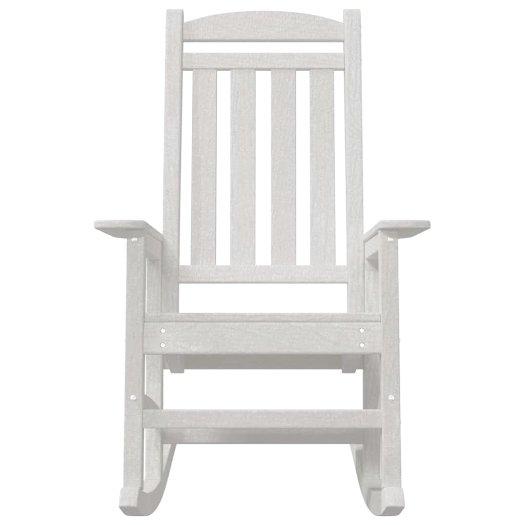 Garden Rocking Chair White 92 x 70 x 108cm HDPE