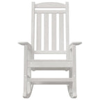 Garden Rocking Chair White 92 x 70 x 108cm HDPE