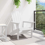 Adirondack Chair White 82 x 74 x 92 cm HDPE