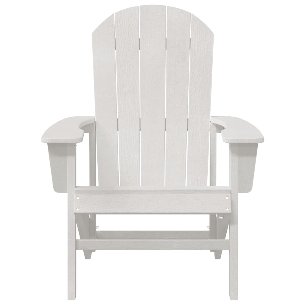 Adirondack Chair White 82 x 74 x 92 cm HDPE