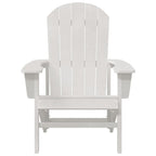 Adirondack Chair White 82 x 74 x 92 cm HDPE
