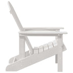 Adirondack Chair White 82 x 74 x 92 cm HDPE