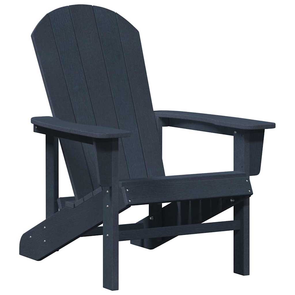 Adirondack Chair Navy Blue 82 x 74 x 92 cm HDPE