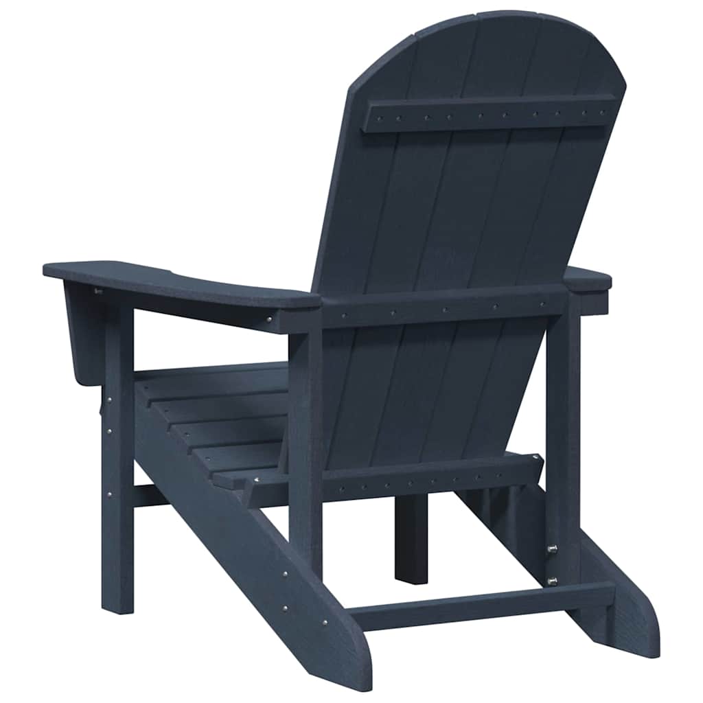 Adirondack Chair Navy Blue 82 x 74 x 92 cm HDPE