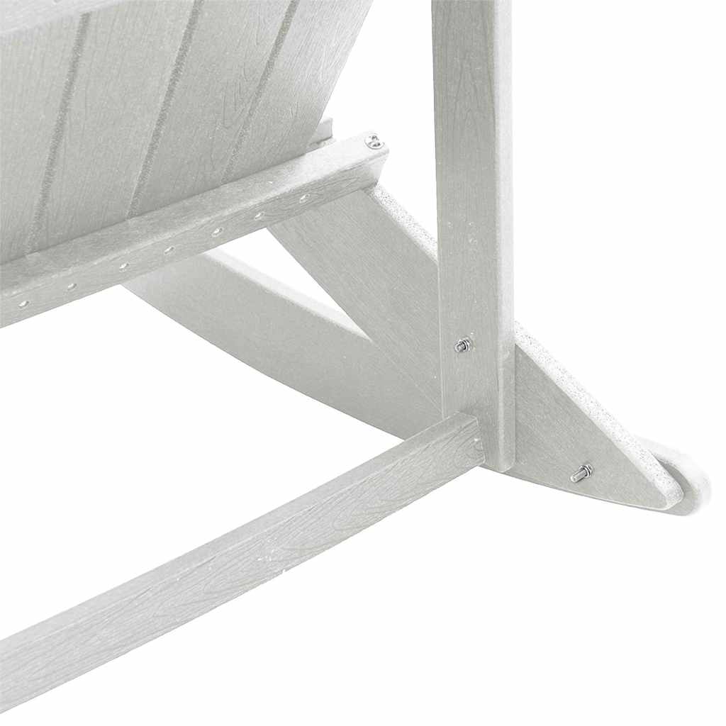 Adirondack Rocking Chair White 92 x 73.5 x 92 cm HDPE