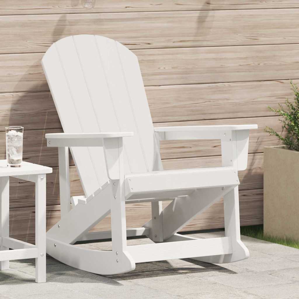 Adirondack Rocking Chair White 92 x 73.5 x 92 cm HDPE