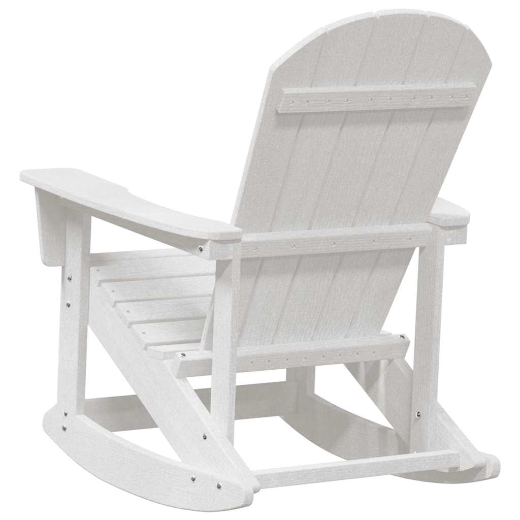 Adirondack Rocking Chair White 92 x 73.5 x 92 cm HDPE