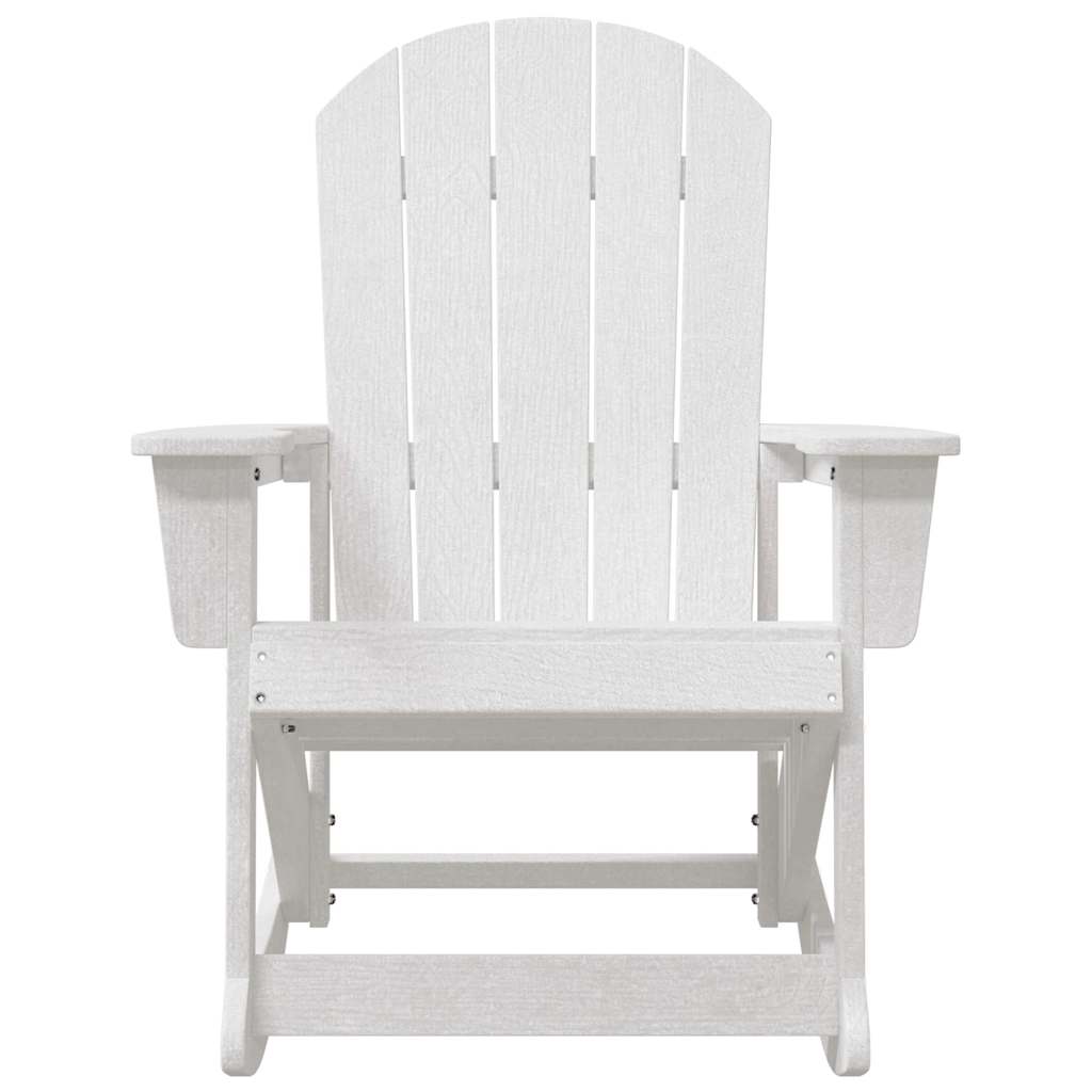 Adirondack Rocking Chair White 92 x 73.5 x 92 cm HDPE