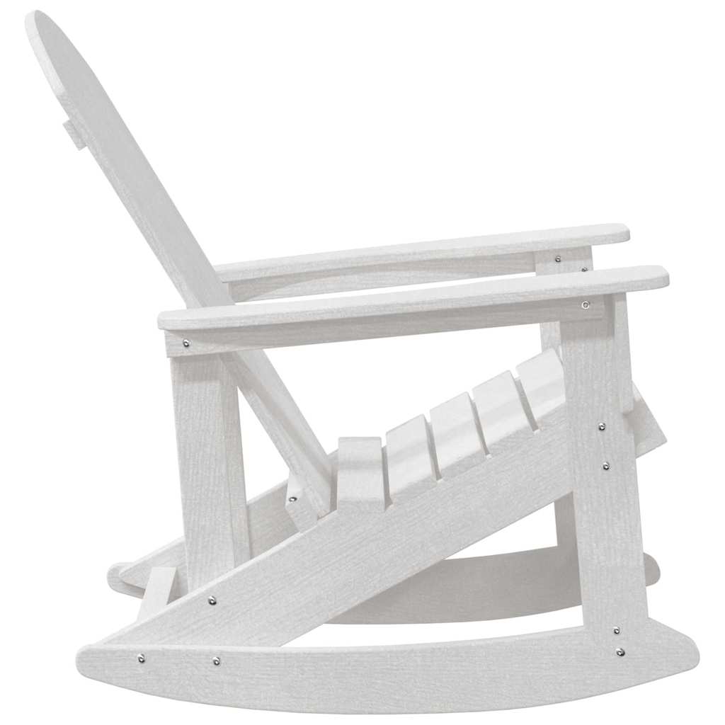 Adirondack Rocking Chair White 92 x 73.5 x 92 cm HDPE
