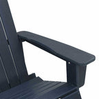 Adirondack Rocking Chair Navy Blue 92 x 73.5 x 92 cm HDPE