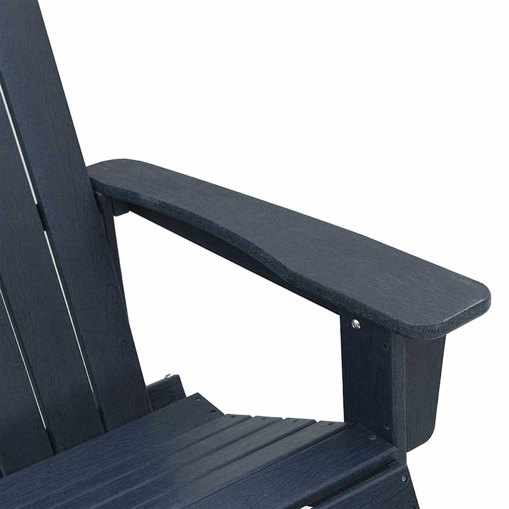Adirondack Rocking Chair Navy Blue 92 x 73.5 x 92 cm HDPE