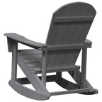 Adirondack Rocking Chair Light Grey 92 x 73.5 x 92 cm HDPE