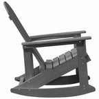 Adirondack Rocking Chair Light Grey 92 x 73.5 x 92 cm HDPE