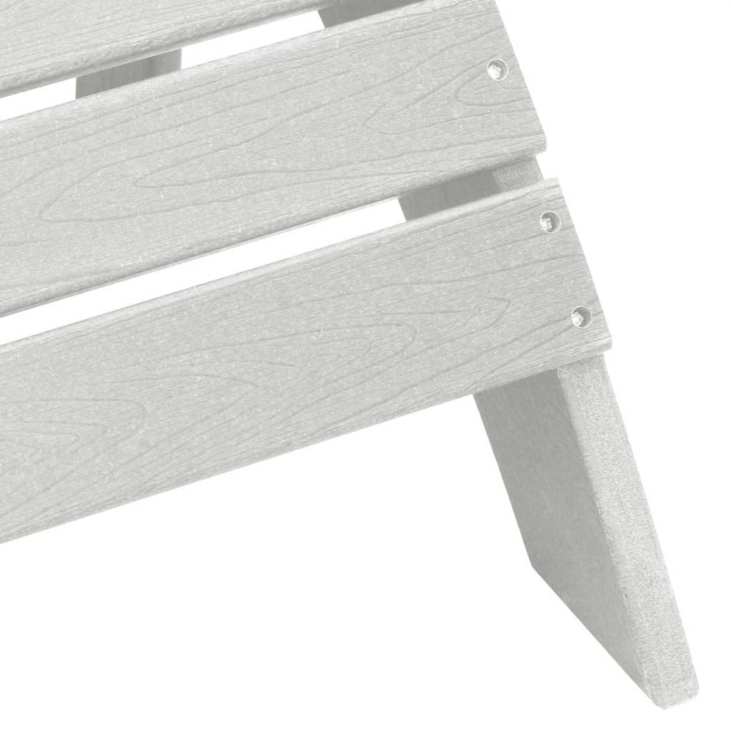 Adirondack Chair White 82 x 74 x 92 cm HDPE