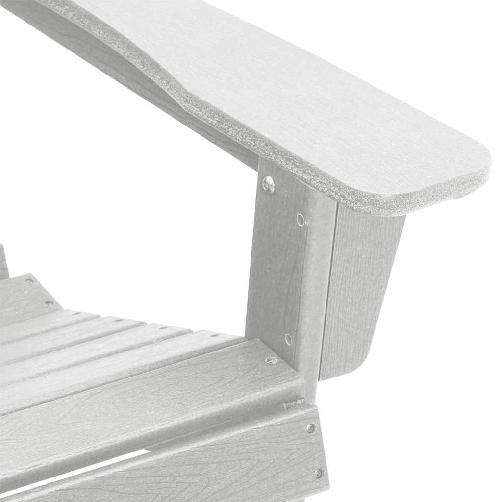 Adirondack Chair White 82 x 74 x 92 cm HDPE
