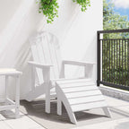 Adirondack Chair White 82 x 74 x 92 cm HDPE