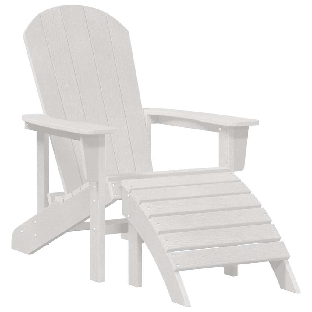Adirondack Chair White 82 x 74 x 92 cm HDPE