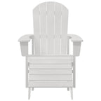 Adirondack Chair White 82 x 74 x 92 cm HDPE