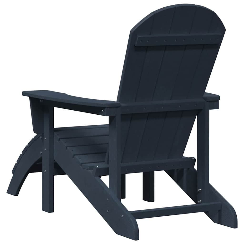 Adirondack Chair Navy Blue 82 x 74 x 92 cm HDPE