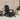 Adirondack Chair with Cushion Black 74 x 82 x 92cm Plastic