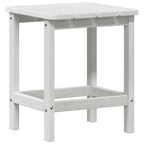 Side Table White 38 x 38 x 46 cm Polyethylene