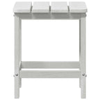 Side Table White 38 x 38 x 46 cm Polyethylene