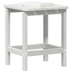 Side Table White 38 x 38 x 46 cm Polyethylene