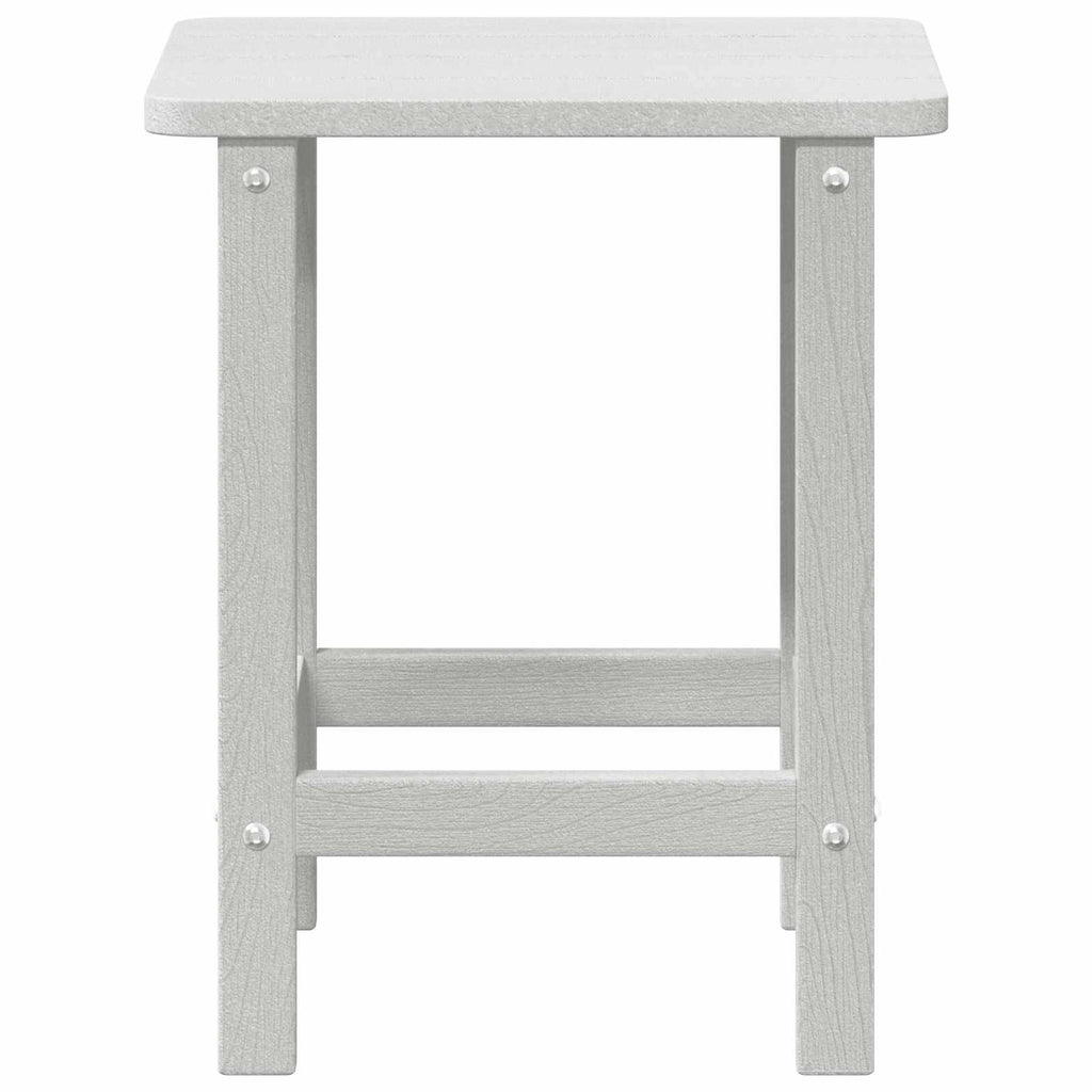Side Table White 38 x 38 x 46 cm Polyethylene
