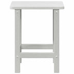 Side Table White 38 x 38 x 46 cm Polyethylene
