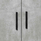 Storage Bed Frame Concrete Grey 80 cm Engineered Wood