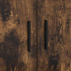 Storage Bed Frame with Storage Smoked Oak 80 cm Engineered Wood