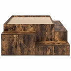 Storage Bed Frame with Storage Smoked Oak 80 cm Engineered Wood