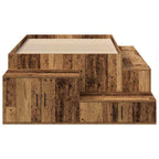 Storage Bed Frame Old wood 234 x 103 x 53.5 cm Engineered wood